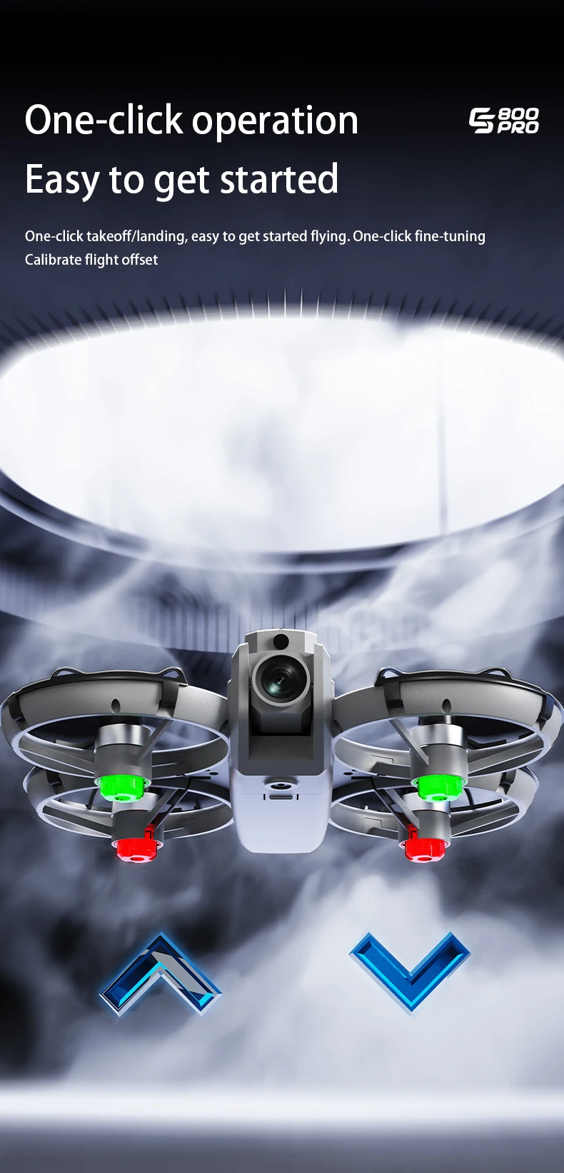 Nuevo Dron ES800 8K, cámaras HD profesionales, obstáculo de flujo óptico, protector de hélice incorporado, GPS, Motor sin escobillas, cuadricópteros aéreos