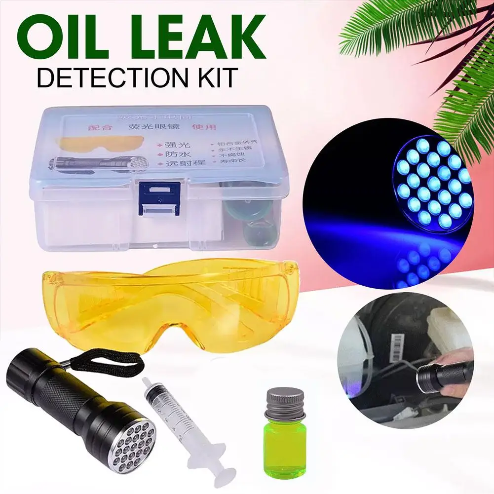 UV Dye Air Conditioning Leak Test Kit for Car Detection