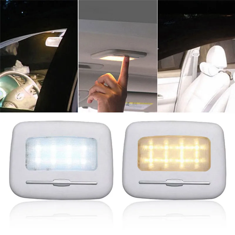 14X Blanc LED IntéRieur De Voiture IntéRieur LumièRe DôMe Coffre Carte