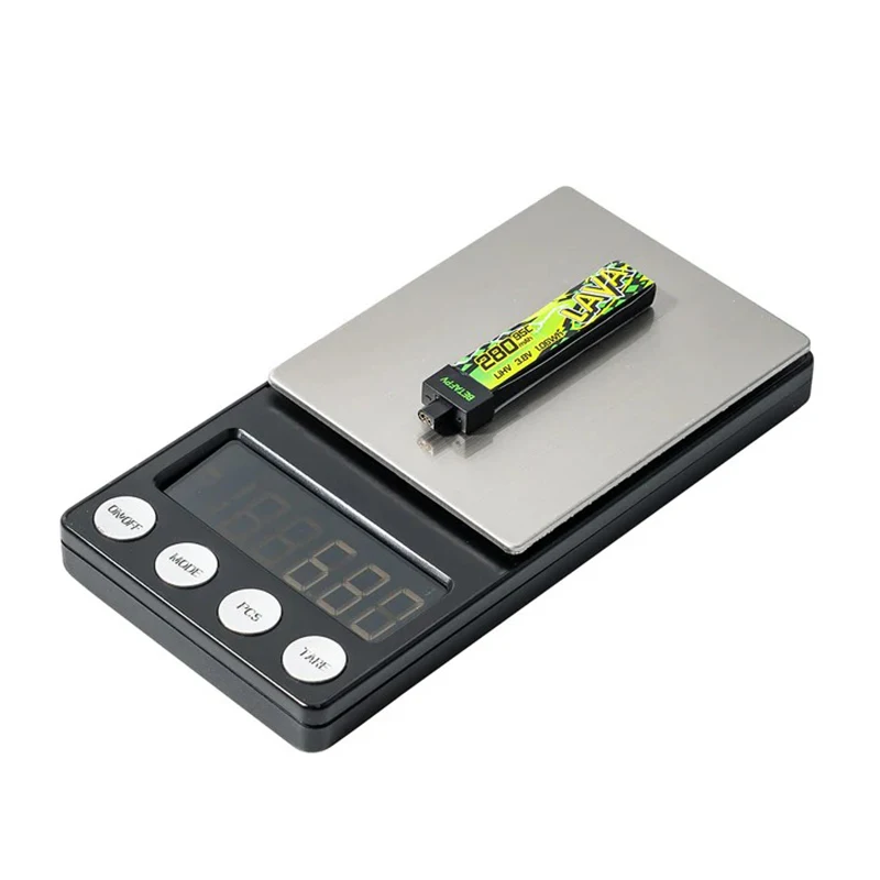 Lot de 5 batteries LiPo 3.7V 680mAh pour mini drone RC, avec connecteurs visibles