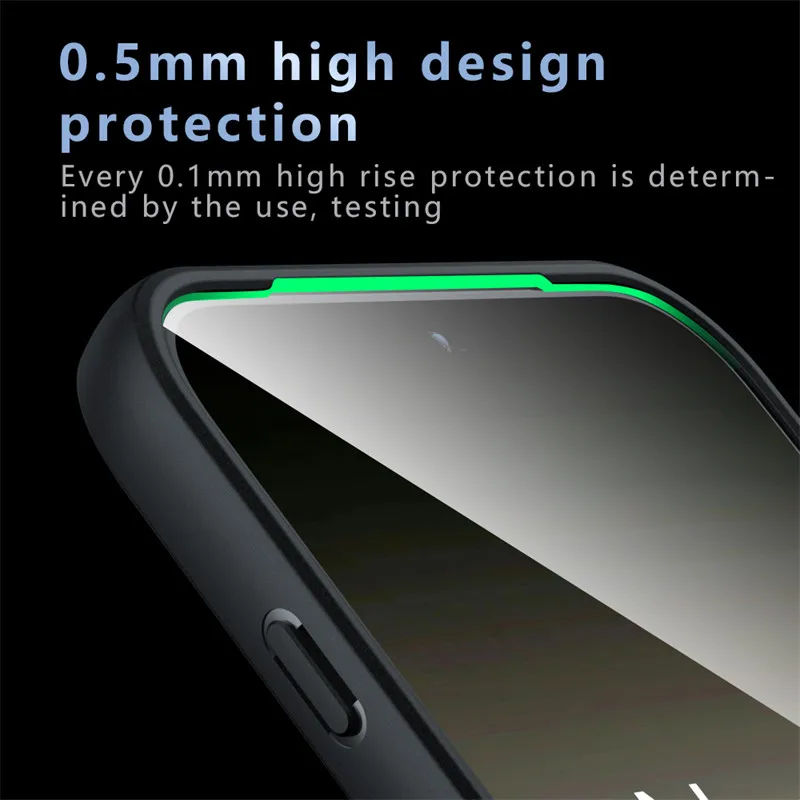 Matte Silicone Shockproof Protective Phone Case - TPU Back Cover