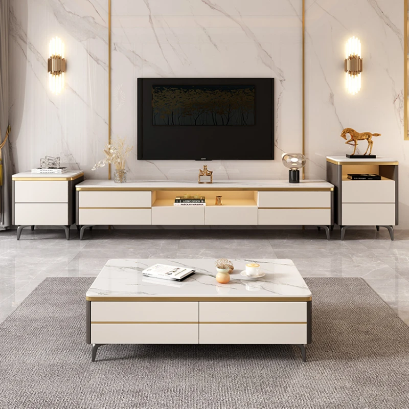 Display Storage Tv Stand Mount Cabinet Standing Camera Da Letto Tavolini Tv Stand Scaffale Soggiorno Mueble Salon Blanco Furniture