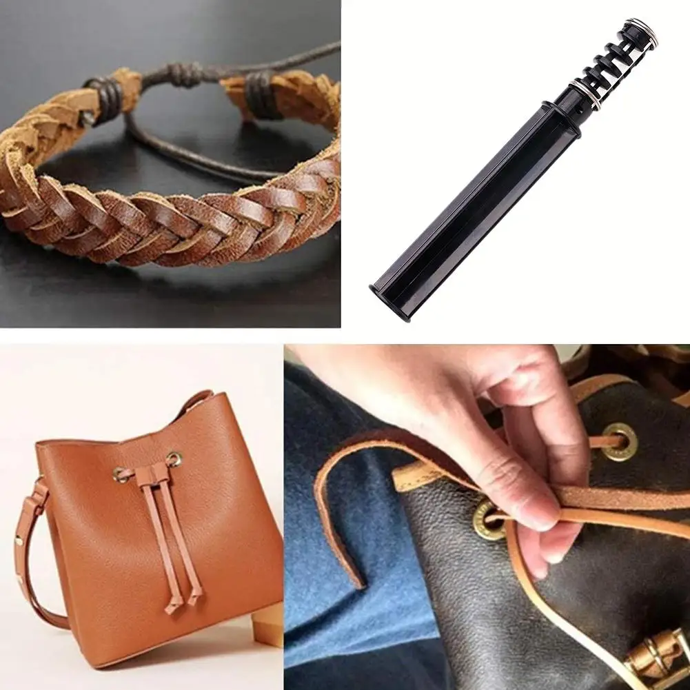 DIY 수제 가죽 공예 절단 도구, 가죽 스트랩 커터, 3 날