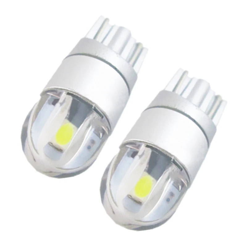 

4Pcs W5W T10 2 SMD 3030 LED Bulbs Super Bright White For Car Exterior Daytime Running Lights Bulb 12V License Light