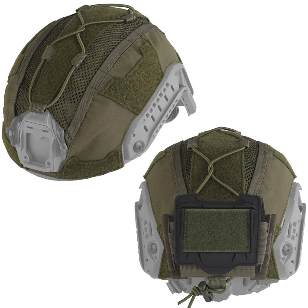 Housse camouflage Gen 4 pour casque Ops-Core FAST pêche avec poche batterie NVG