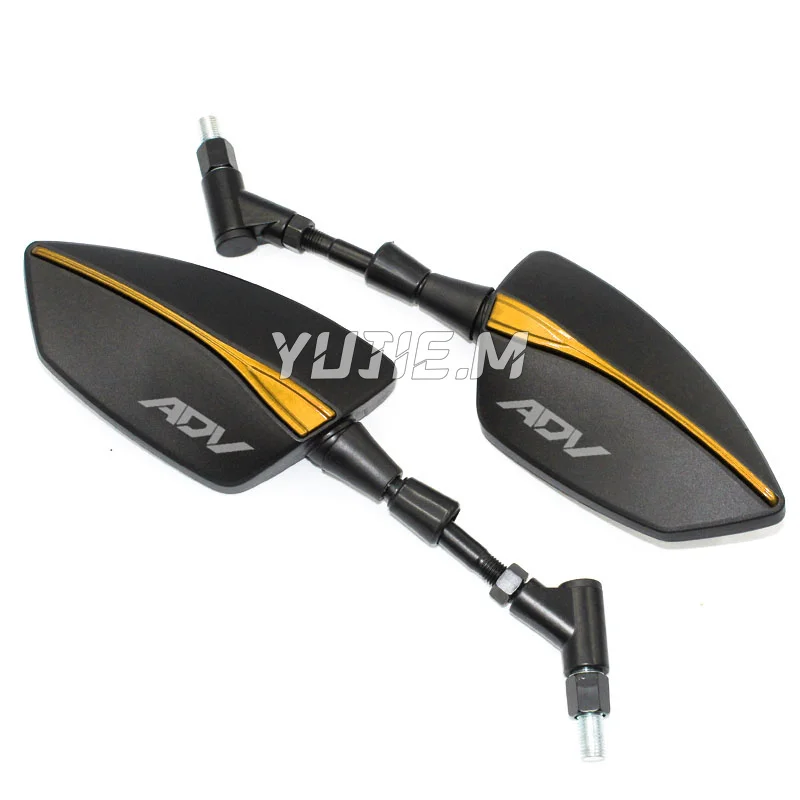 ADV ADV150 ADV160 ADV350 ADV 150 ADV 160 ADV 350용 새로운 고품질 범용 오토바이 미러 백미러
