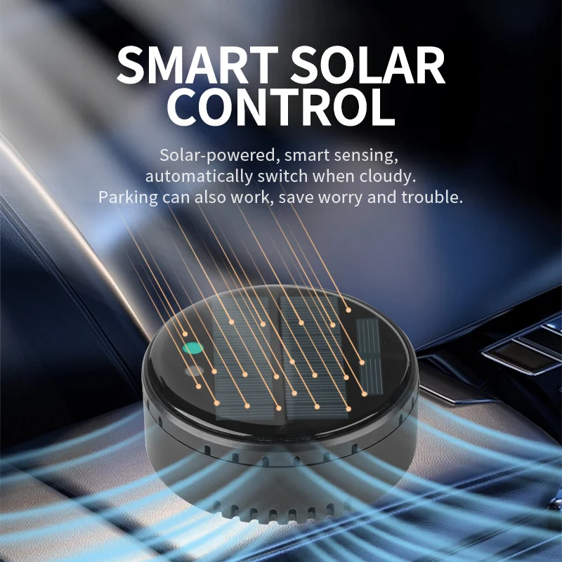 Air Purifier Solar Car Air Purifier for Odor Removal