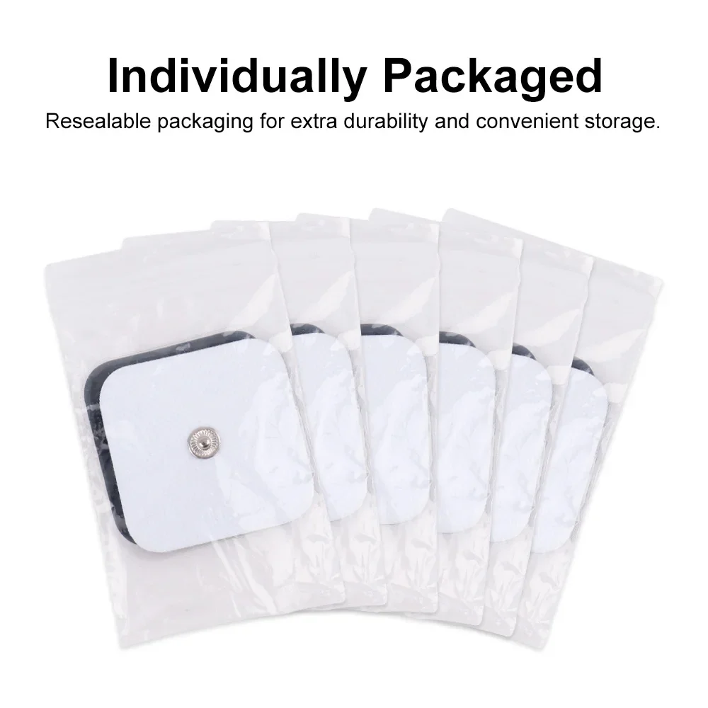 Electrode Pads 5x5cm 4x4cm Self Adhesive Non-woven Fabric Replacement for Eletric Muscle Stimulator Low Frequency Massager