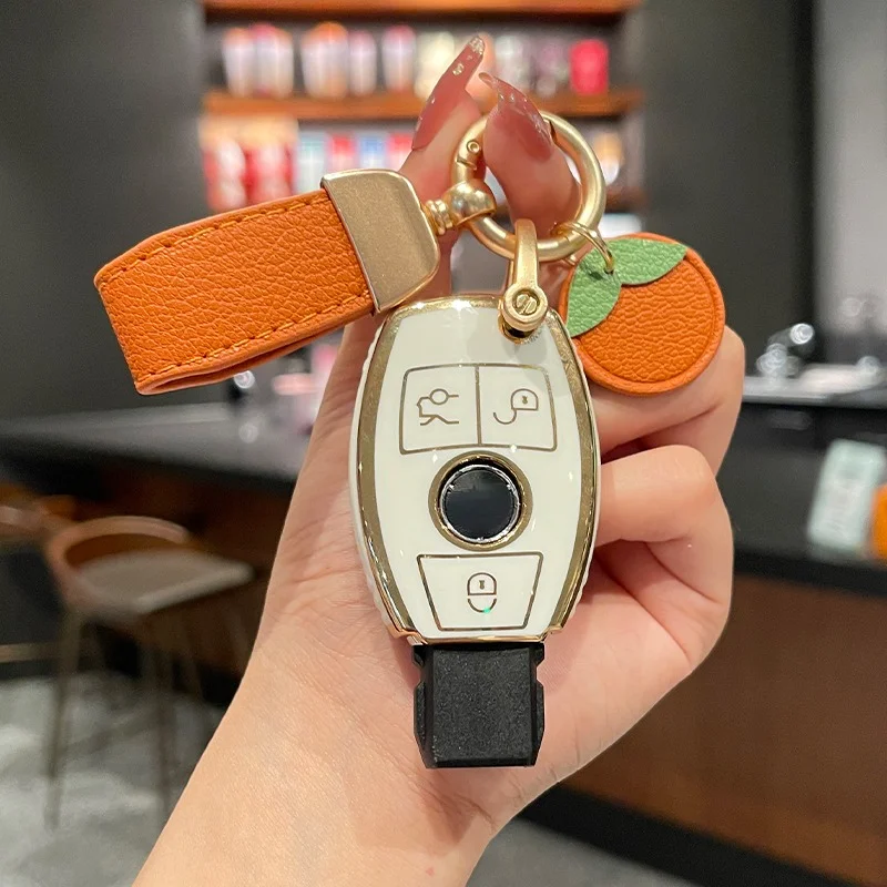 Per Mercedes Benz A C E S G W204 W463 W176 W251 W205 Classe Gla Cla Glk Glc Cls Amg Cute Strawberry Tpu Car Remote Key Case Cover