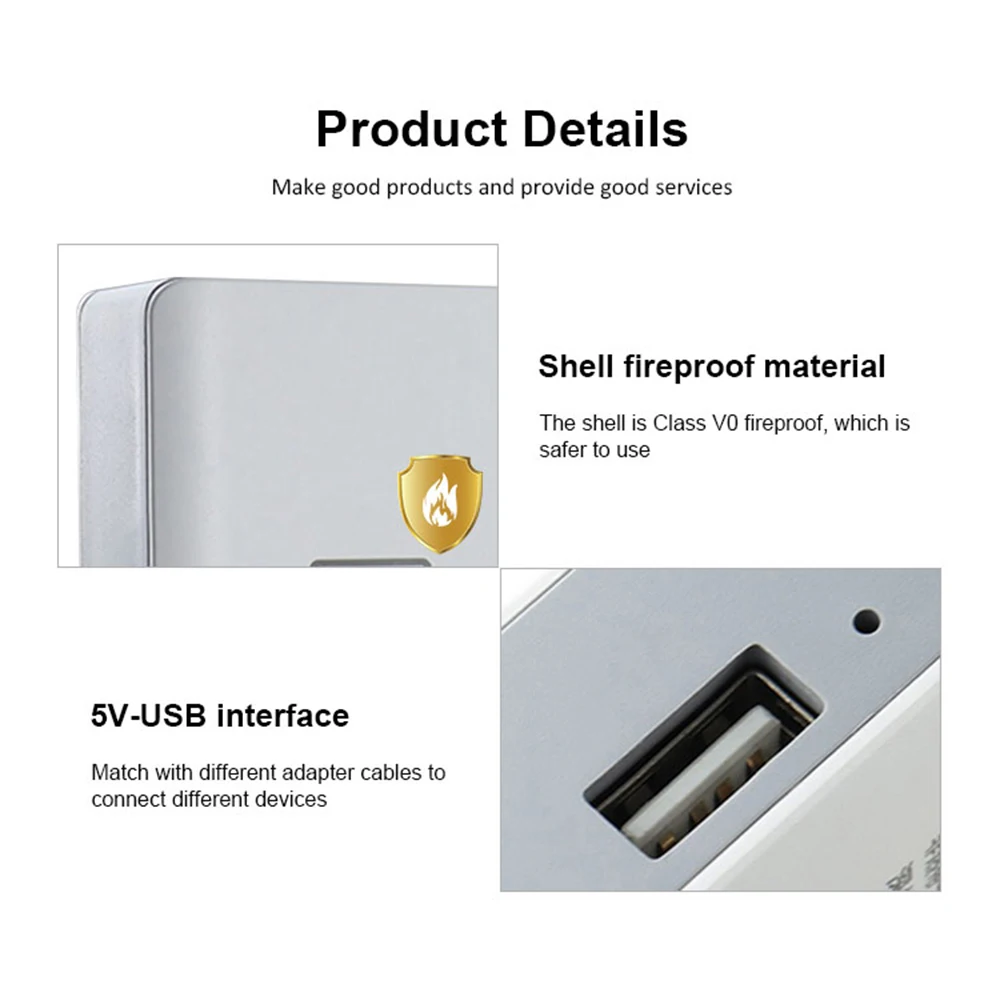 UPS 5V2A Surveillance Power Supply Without Battery Baby Monitor Indoor Adapter Router Power Failure Continues To Work System 5