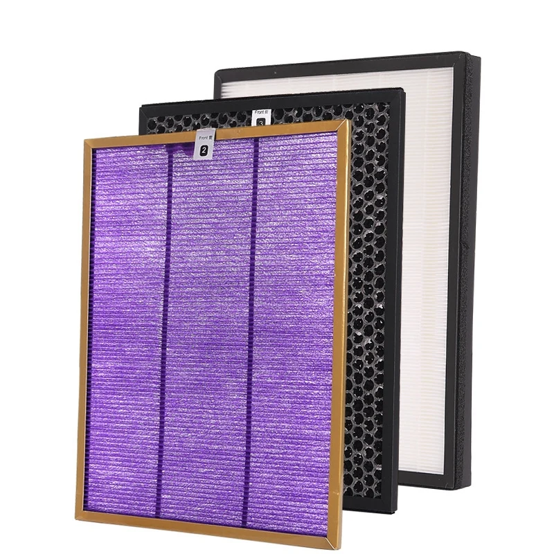 

Primary Filter HEPA Filter And Activated Carbon Filter Set For Philips AC4372 AC4373 AC4375 Air Purifier Parts