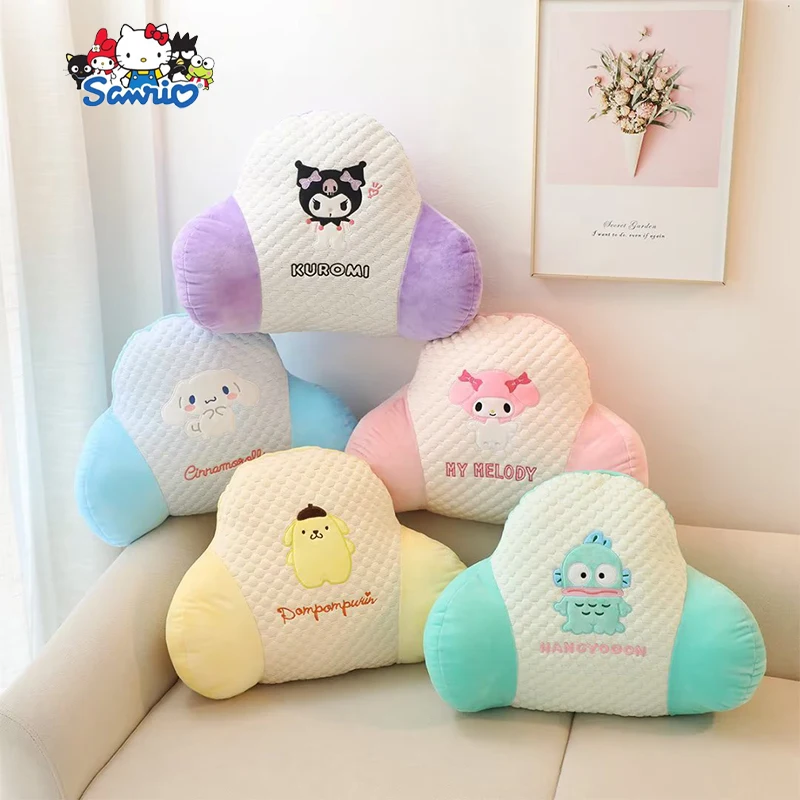 

Sanrio Kuromi Cushion Kawaii Cute Cinnamoroll My Melody Students Students Dormitory Office Car Seats Cushion Toys Girls Gifts