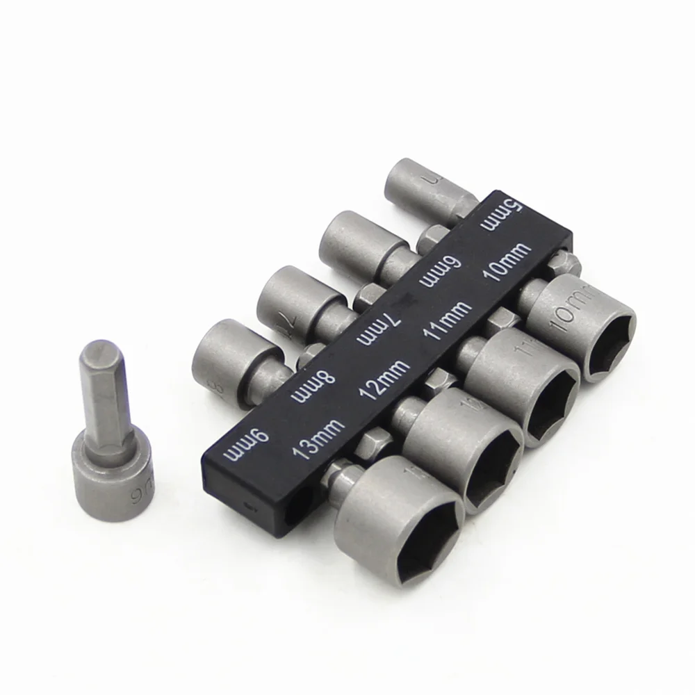 Socket Wrench Set Powerful Inner Hexagonal Wrench Hexagonal Handle Screwdriver Socket Extension Rod Pneumatic Screwdriver Insert Tool