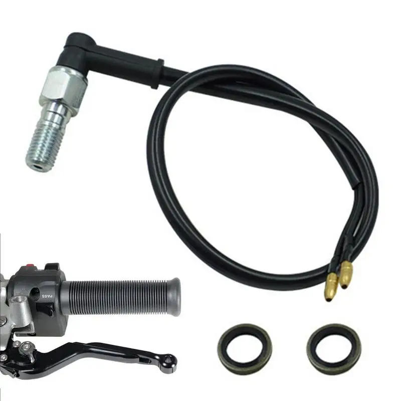 

Hydraulic Brake Switch Universal Motorcycle Rear Brake Line Brake Hose Set Brake Light Switch Rear Brake Light Switch