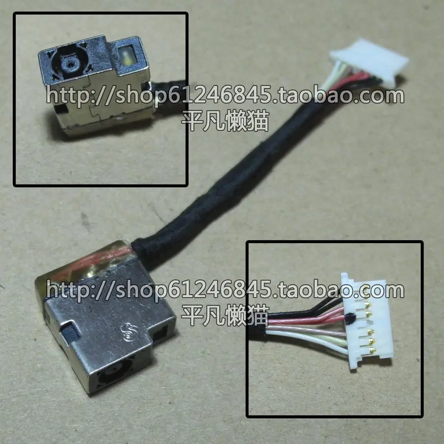 DC Мощность Jack с кабелем для HP 15-CK 14-BF 14-CE 14-AL 14-AL124TX W125 TPN-Q207 TPN-C131 M6-W M6-W101DX ноутбук DC-IN гибкий кабель (art.: 3920b74b8a4cc) - 3920b74b8a4cc