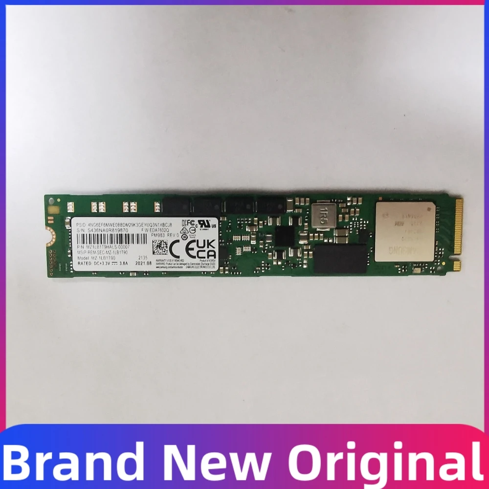 Nuovo originale PM983 M.2 Nvme 22110 1.88TB 1.92T 3.84T PCIE Enterprise unità a stato solido interne Server per Desktop
