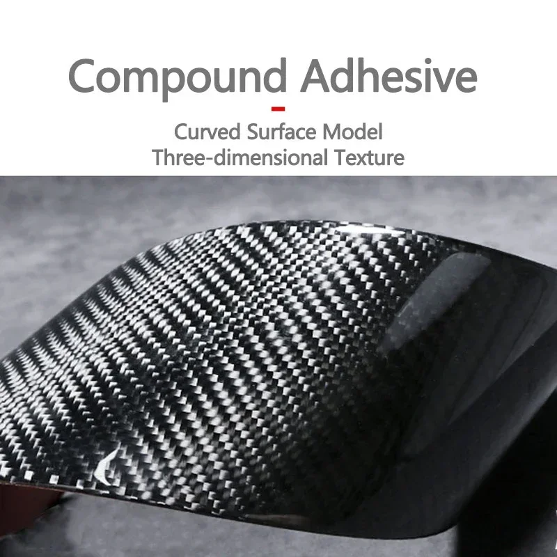 ZWNAV Originale In Fibra Di Carbonio Cuoio Della Mucca Auto Volante E Pulsante Per Audi A4l A5 A6l Q3 Q5l Rs5 A7 Q2l Q7 Tt In Fibra Di Carbonio Sport Volante - Foto 8