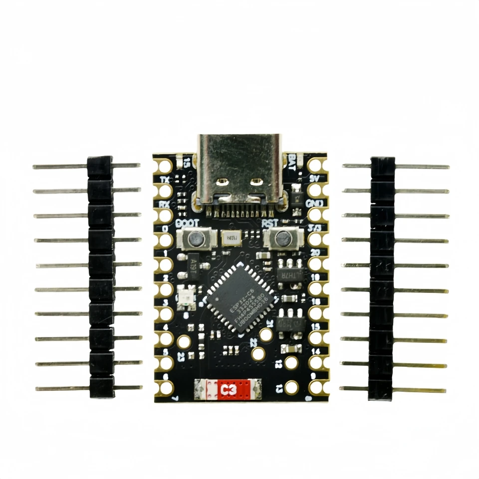 ESP32-C6 SuperMini Entwicklungsboard WiFi 6 BLE 5.0 Zigbee Thread MCU Programmierlernboard für IoT Smart Home