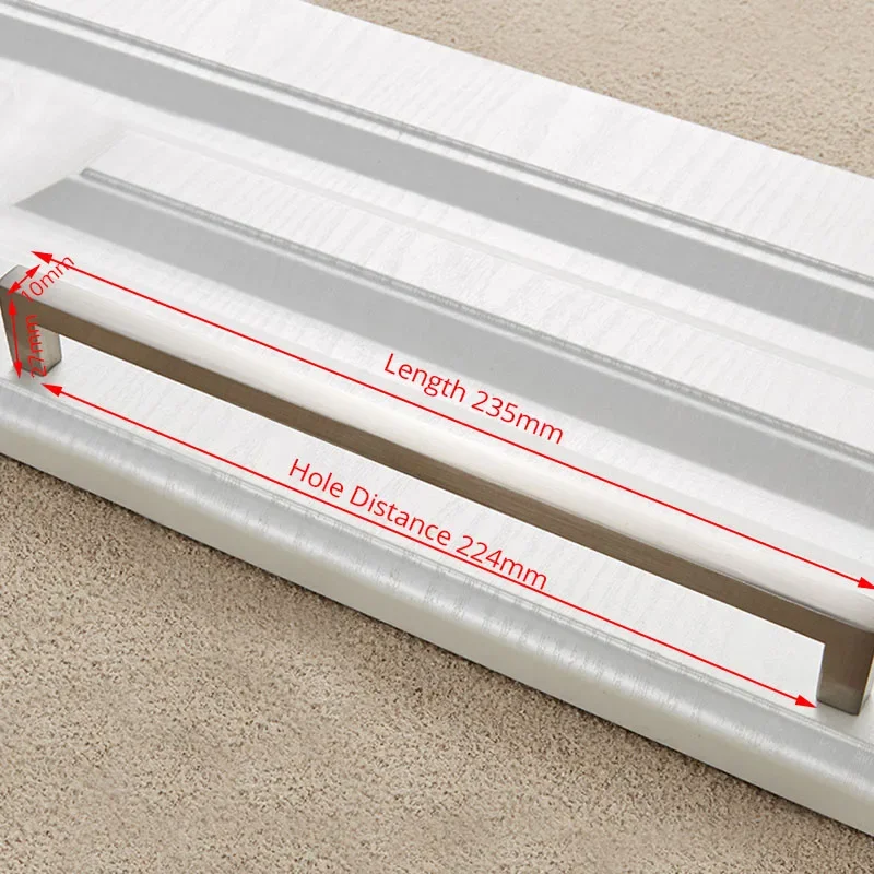 Brushed Silver 224mm