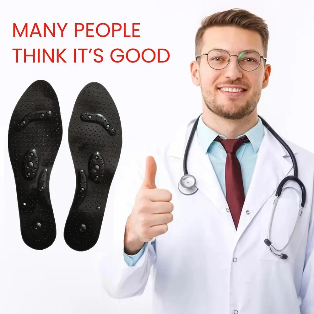 Magnetic Shoe Inserts Breathable Slimming Comfortable Foot Care Pad Work Boots Insoles Relaxing Feet Cushion Anti Fatigue Shoe