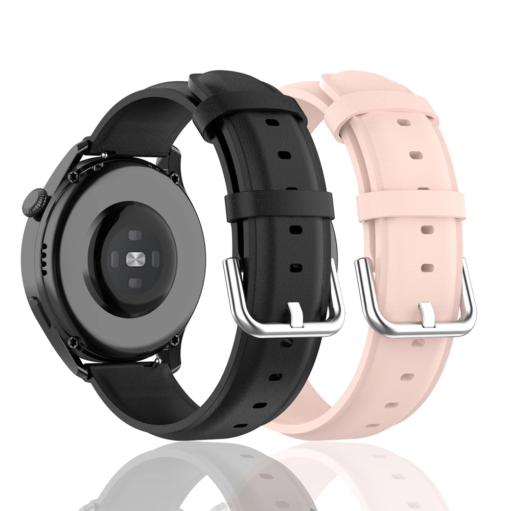 

Ремешок из натуральной кожи для часов Huami amazfit GTR 4 /3 Pro/2 2e/47 мм, браслет для смарт-часов Huami AMAZFIT 2 stratos/Pace, 22 мм