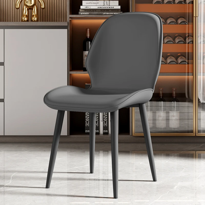 

Household Dining Chairs Nordic Modern Minimalist Technology Cloth Light Luxury Chairs Backrest Dining Chairs Makeup Chairs