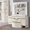 Lightweight Design King Bed Leather Wooden Turkish Modern Size Luxury Furniture Bedroom Set 5