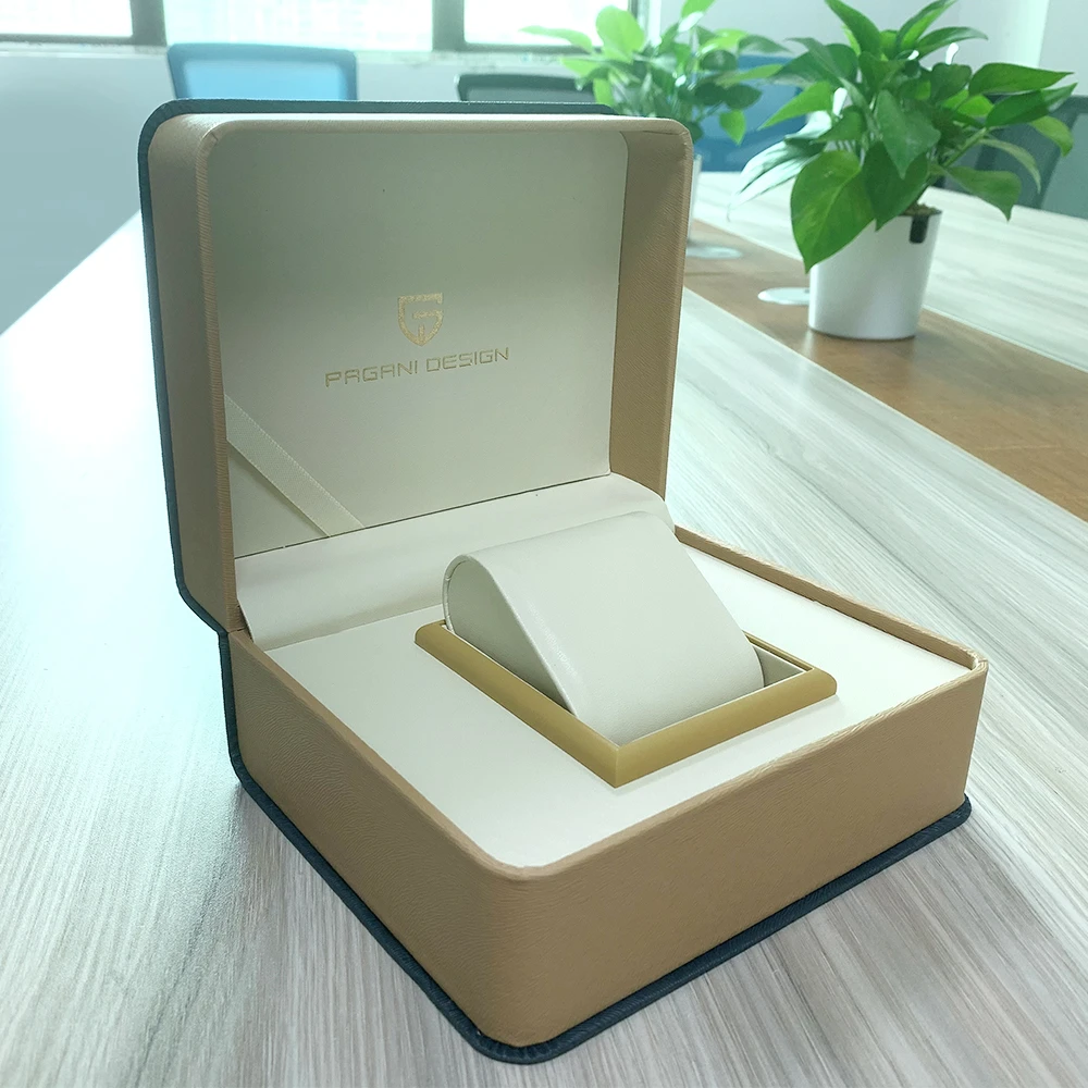 PAGANI DESIGN top brand new luxury leather watch packaging box cajas de almacenamiento