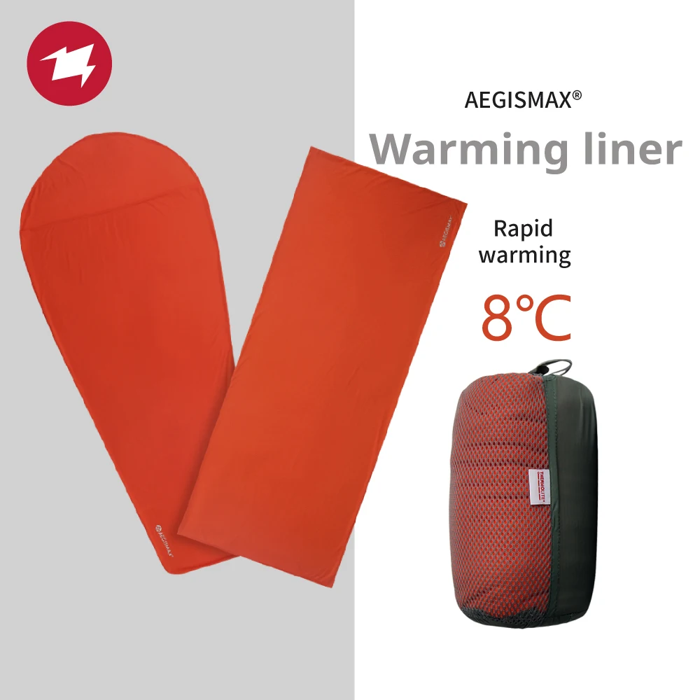 Sleeping Bag Liner AEGISMAX Thermolite Liner Sleeping Bag Accessories Ultralight Outdoor Camping Equipment Thermal Warming