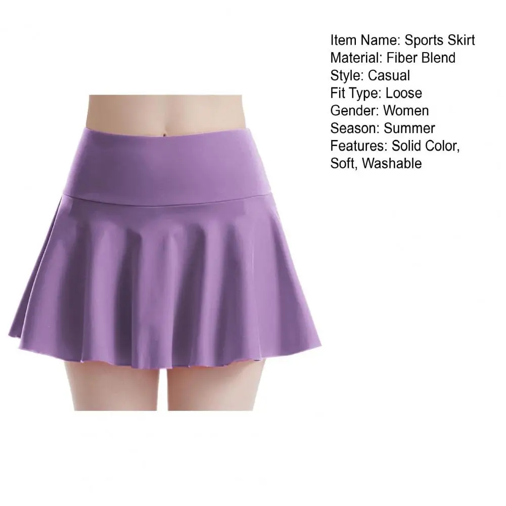 Yoga Skirt Golf Skirt Versatile Women's Tennis Skirts Lightweight Breathable Stylish Sports Skorts for Running Golf Jogging