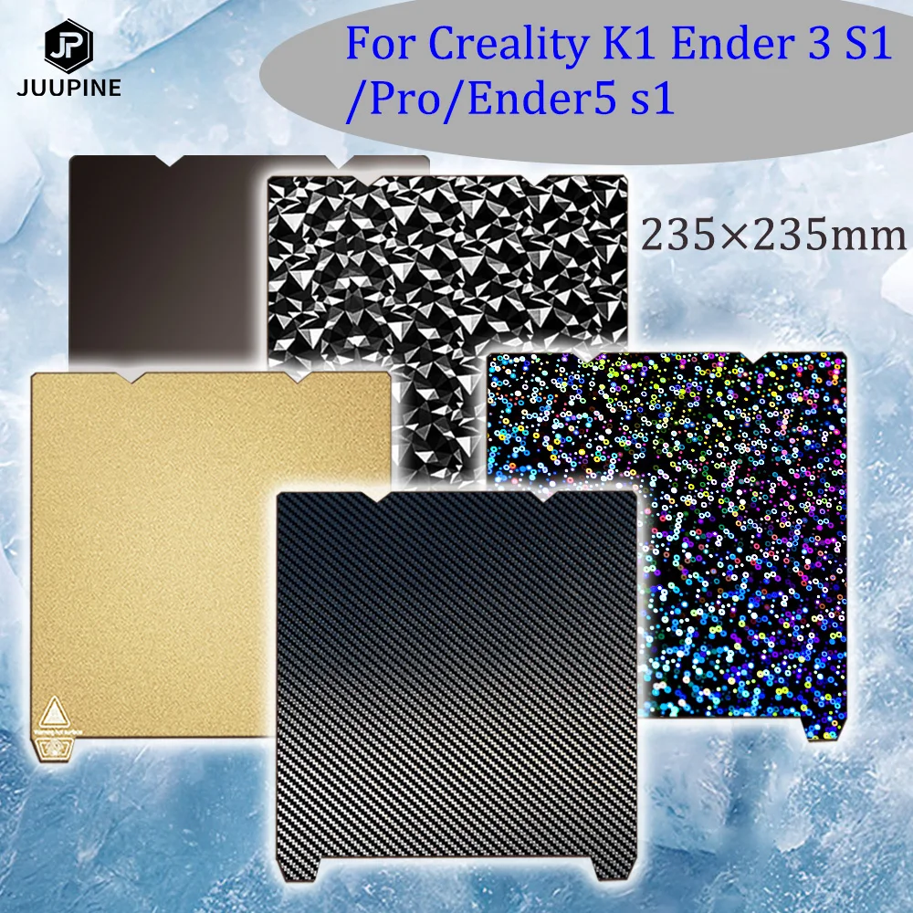 Pey 235x235 Pei Sheet for K1 Creality Pei Build Plate Pet Peo Sheet 235mm Heated Bed Pei Ender 3 S1 Pei Creality K1 Build Plate