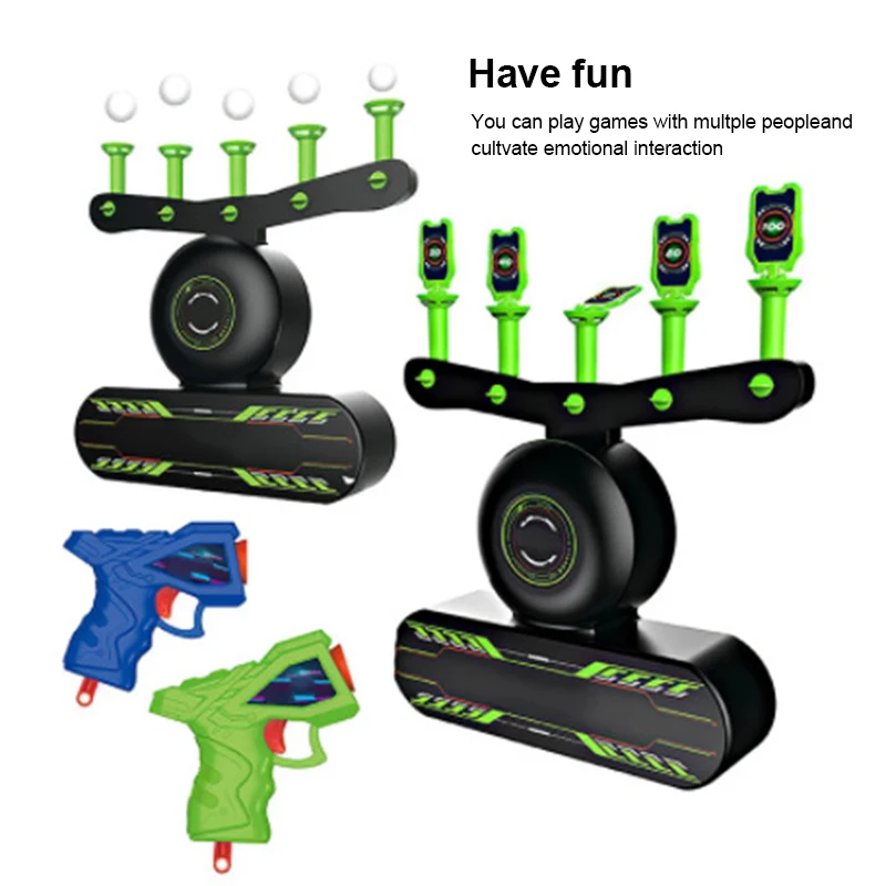 Kids Floating Target Airshot Game Foam Dart Blaster Shooting Ball Toy Xmas Gift Children Suspended Ball Toy Dart Target