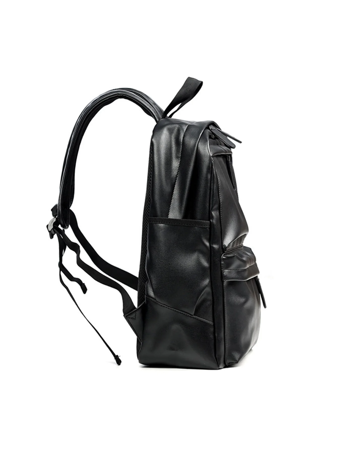 Men's Fashion Backpack PU Leather Waterproof Casual Travel Bag for 14-Inch Laptop S4dc7502b33d14bc4b3744e9c885619adp