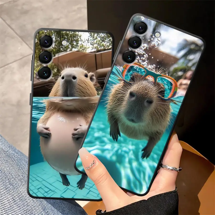 Adorable Capybara Pattern Phone Case Cover