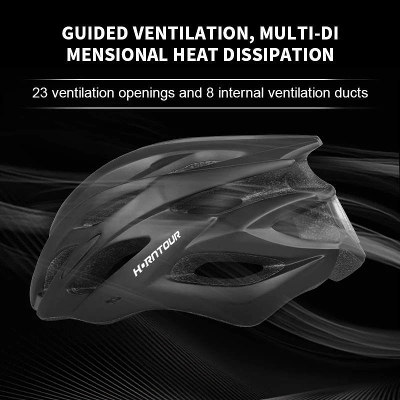 Horntour Big Head Circumference 65cm Bicycle Helmet Riding Light Racing Road Bicycle Helmet Men Women Outdoor Bicicleta Helmet 3