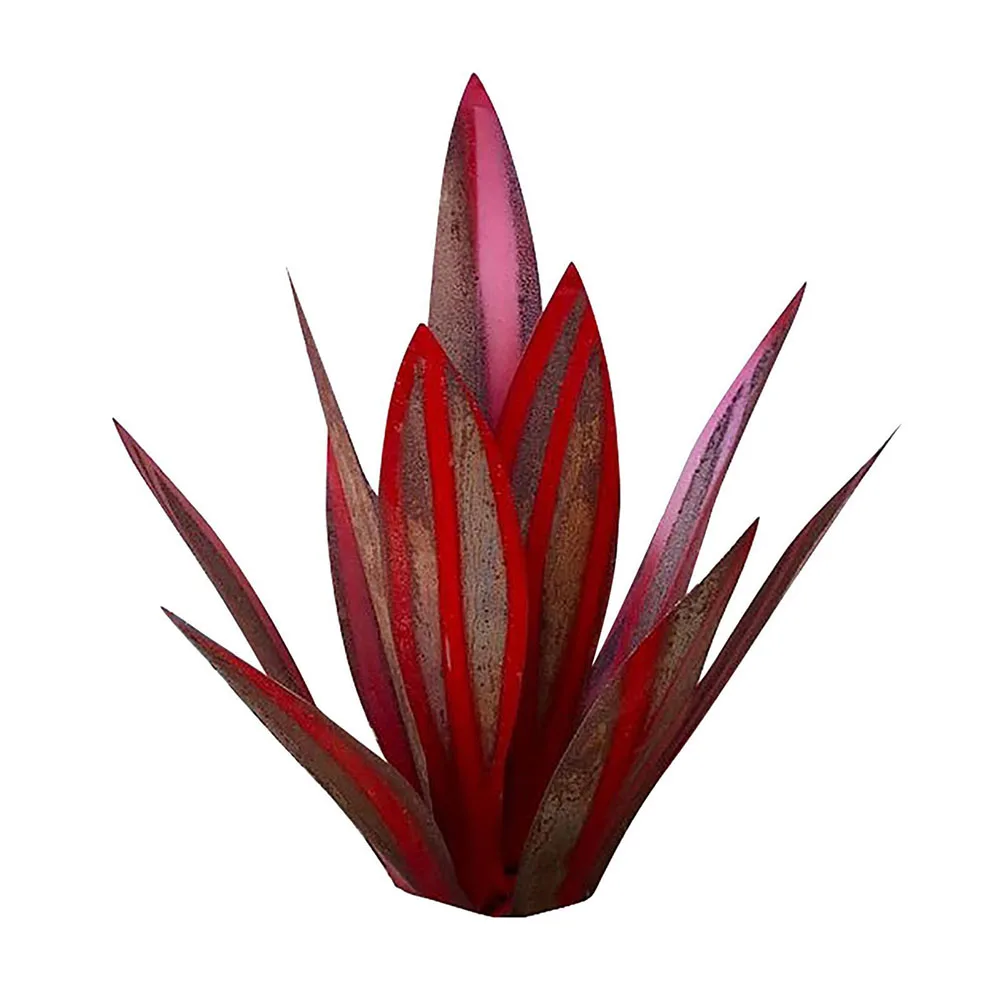 

Для цветочного горшка садовая статуя DIY Agave декоративные садовые цветы красочные огни легко установить в помещении и на улице
