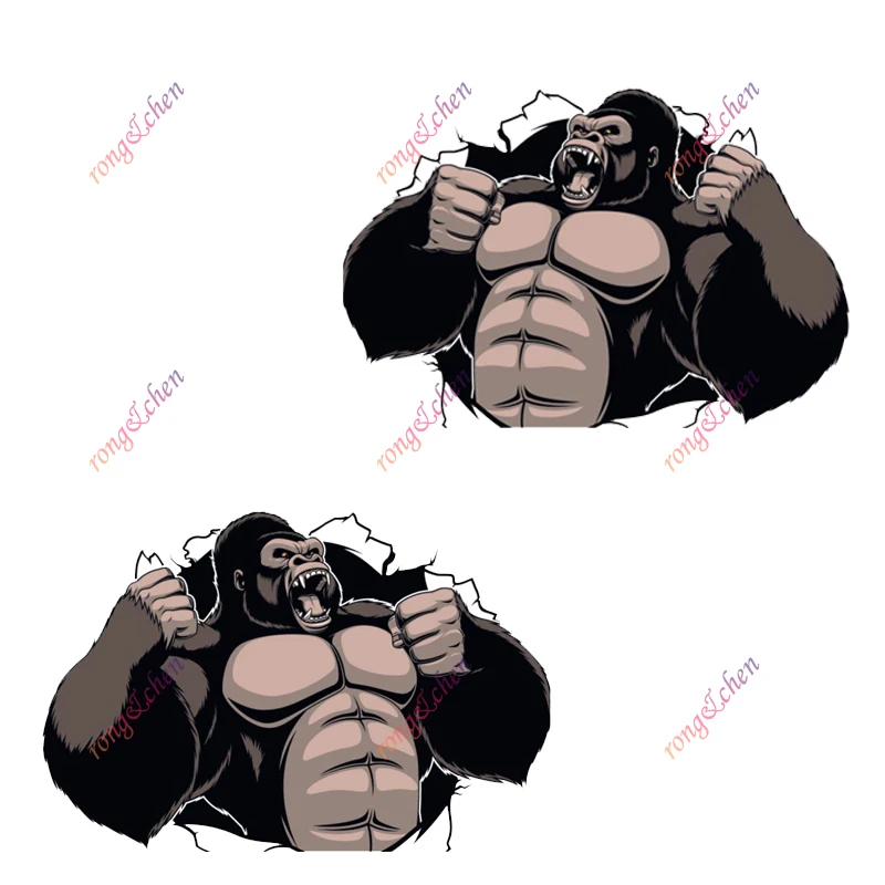 

Funny Car Sticker Angry Gorilla for Car Motorcycle Racing Helmet Laptop Trunk Body Car Window Surfboard Waterproof PVC Decals