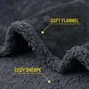 Plus Size Shaggy Blankets for Couple, Winter Thickened Warm Blanket | Waterproof Luxury Rectangle Napping Blanket 5
