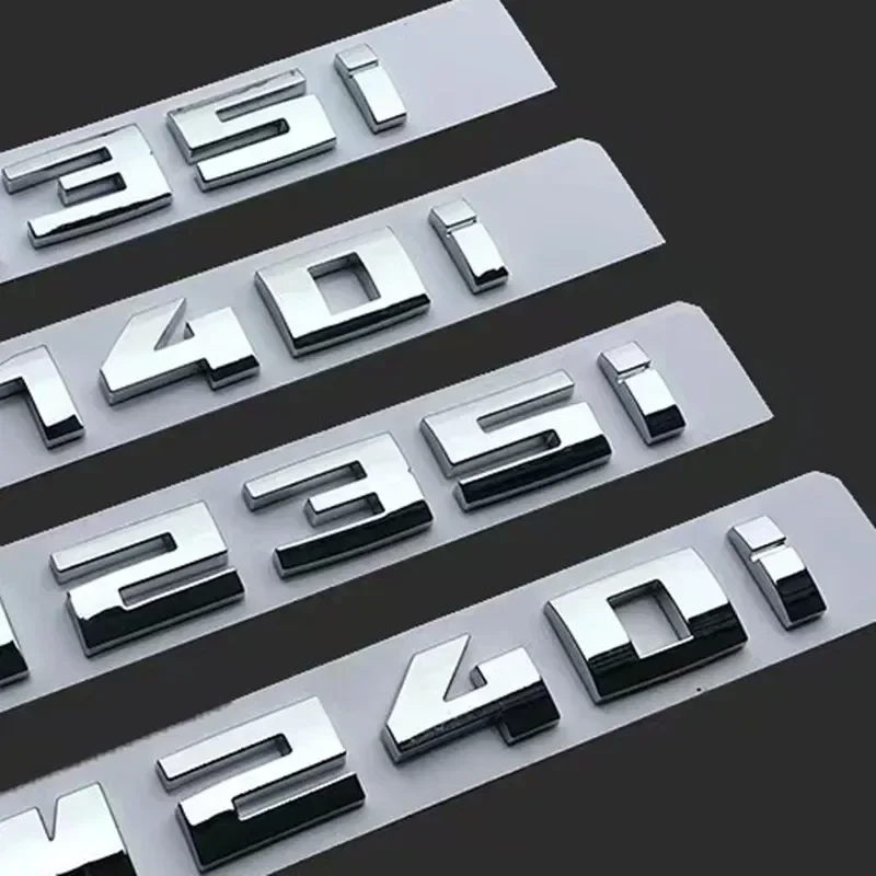 BMW용 3D ABS 리어 부트 트렁크 엠블럼 배지 로고, 자동차 스티커, BMW F10 F30 E36 E90 M M140i M240i M340i M440i M540i M640i M740i