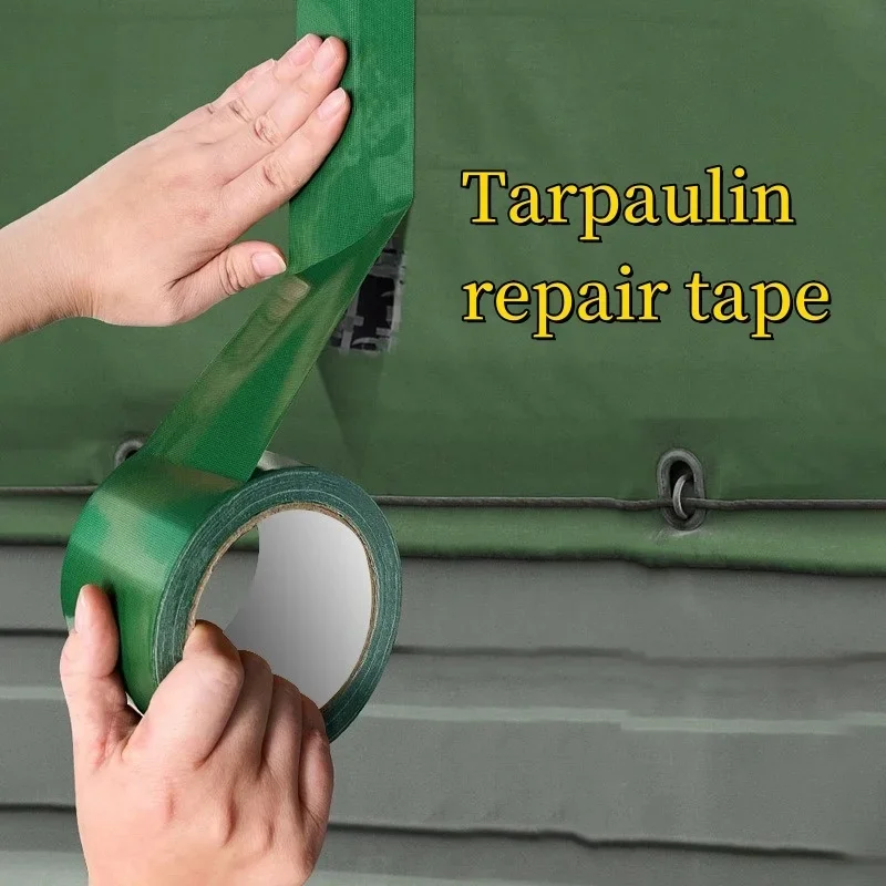 High-Strength Waterproof Truck Tarp Repair Tape - Durable Self-Adhesive Polyethylene