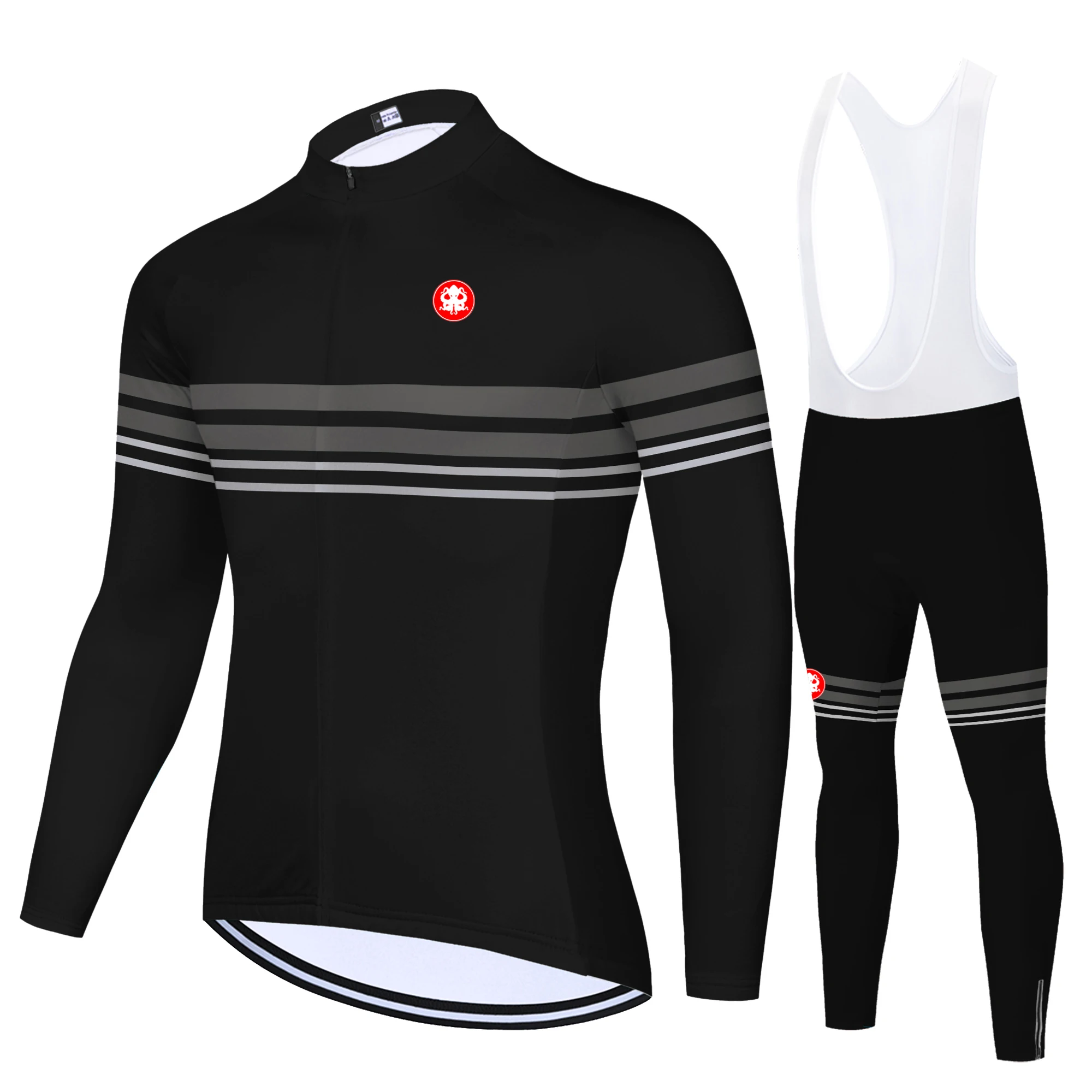 Kraken Octopus Summer Spring Camisa Ciclismo Masculina Cycling Jersey Set Quick Dry Long Set Maillot Velo Homme Bicicletta Uomo