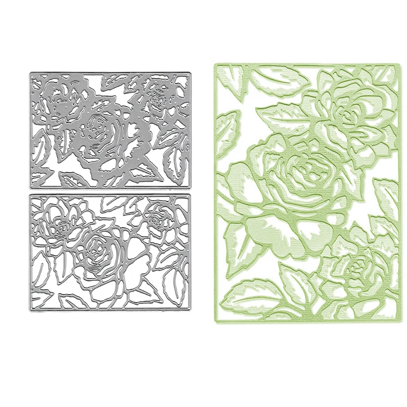 

Metal Cutting Die For Festival DIY Album Scrapbook 3D Creative Greeting Card Decoration Overlapping Flower Frame 2022 NEW
