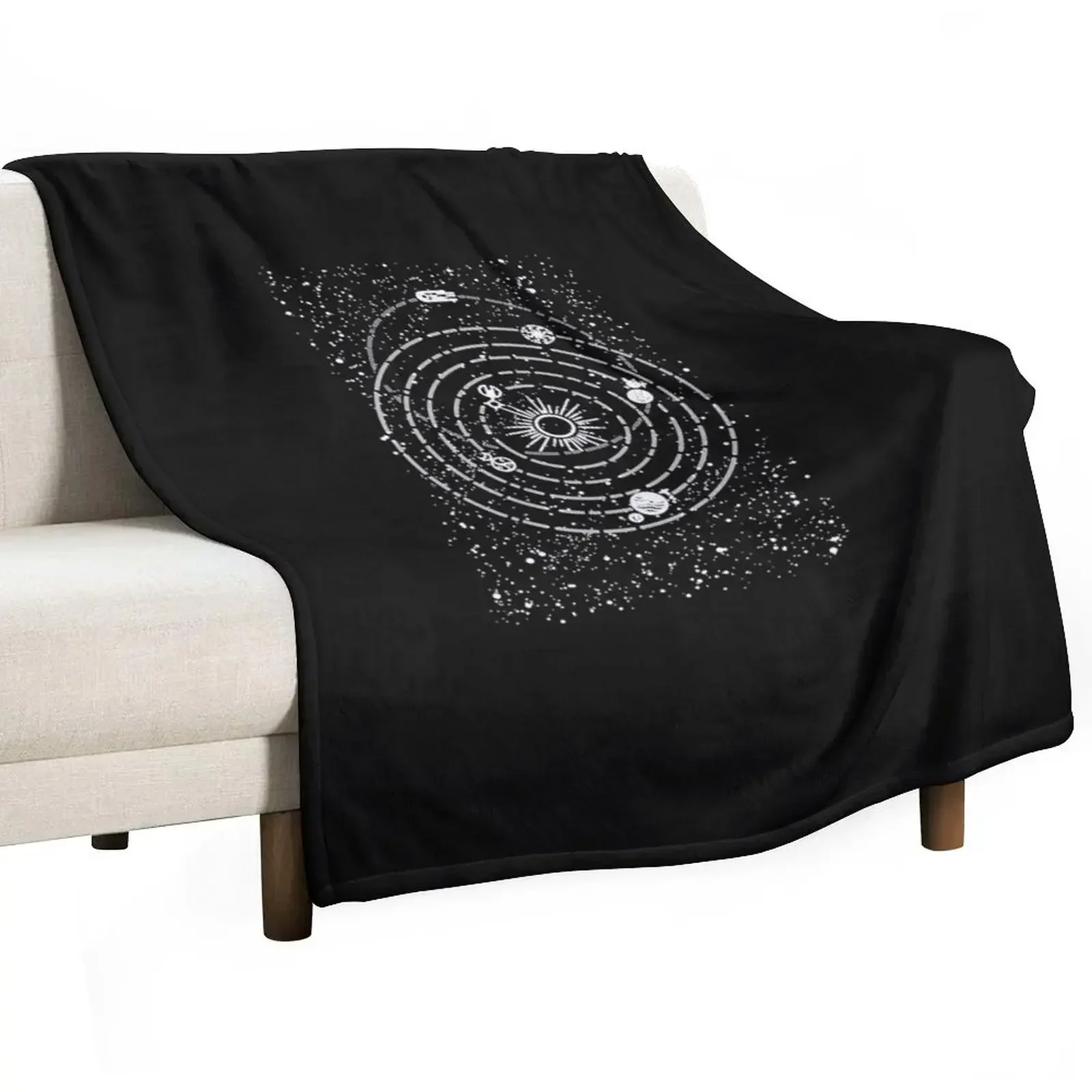 

Outer Wilds Solar System Classic T-Shirt Throw Blanket Hairy Decorative Sofa Blankets