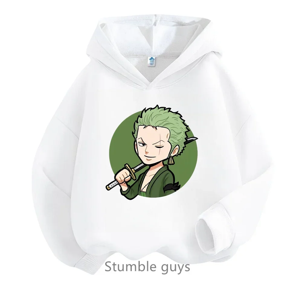 thumbnail image 1 of Sudadera con capucha de una pieza, ropa de anime para niños, ropa para niños, primavera y otoño, ropa para niñas, sudadera con dibujos animados de Luffy Zoro, traje para adolescentes, camisetas con ca, 1 of 5