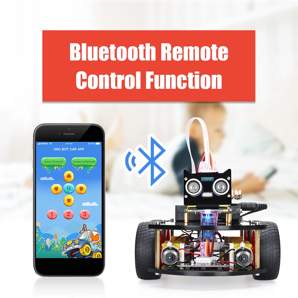 Hosyond 4WD Smart Robot Car Kit PDF Arduino Bluetooth, 48% OFF