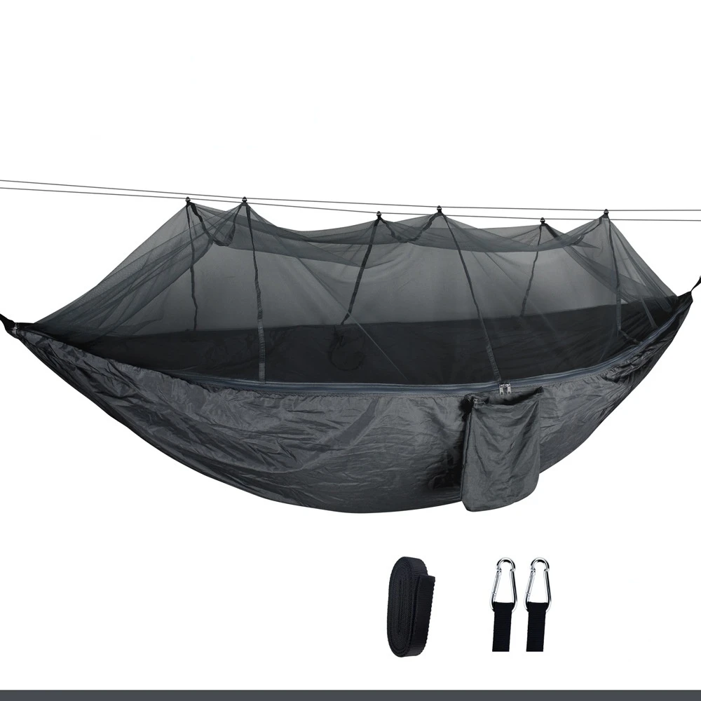 Extérieur Anti-moustique Imperméable Hamac Tente Simple Et Double Anti Renversement Interieur Swing 290 140cm