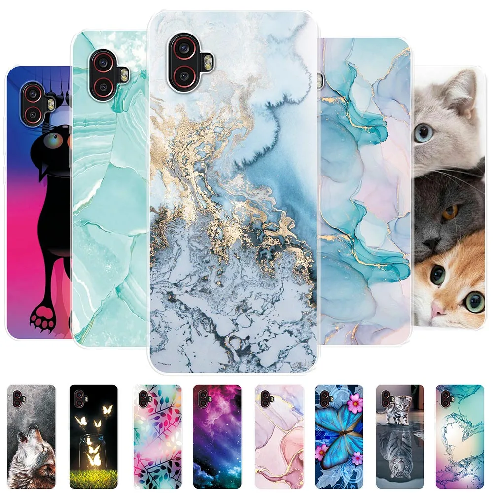 Per Samsung Galaxy Xcover 6 Pro Custodia Morbida In Silicone Per Samsung Xcover 6 Pro Clear Painted Fundas Xcover 6 Pro Bumper Coque