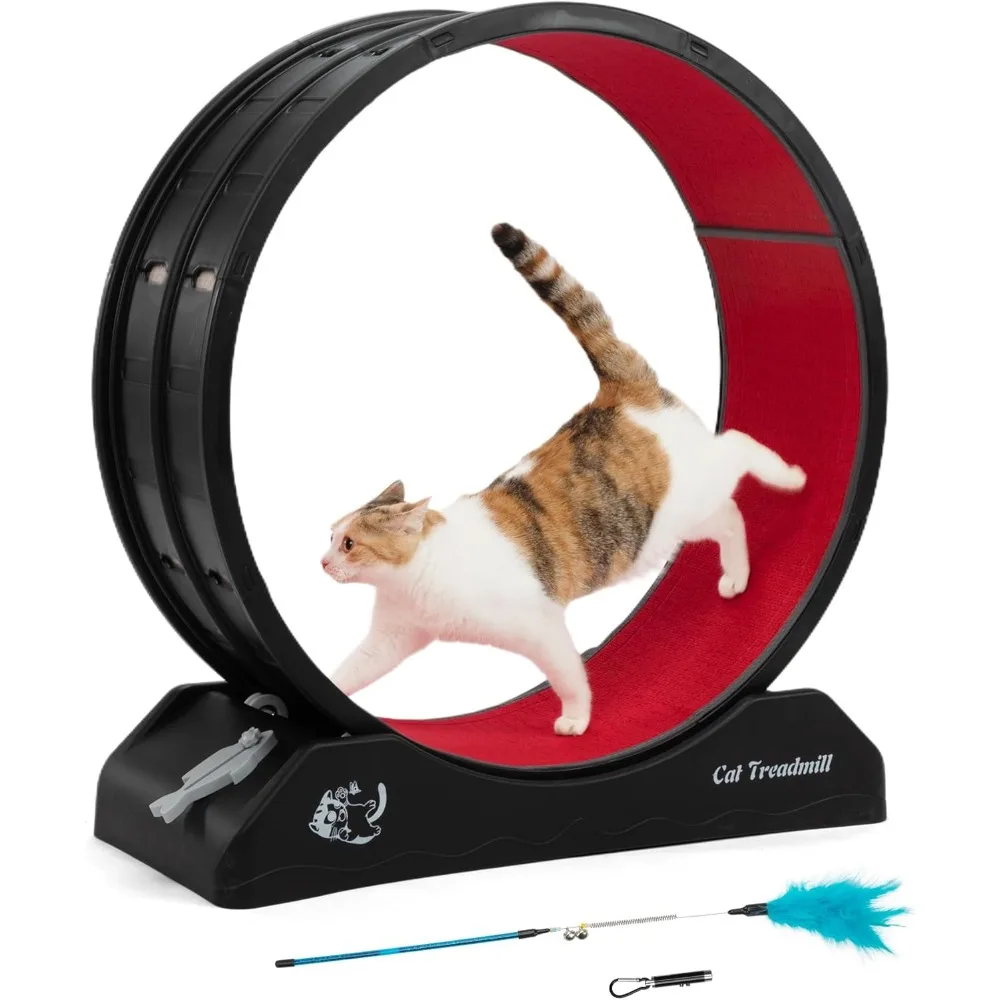 Carpeted Cat Exercise Wheel 2