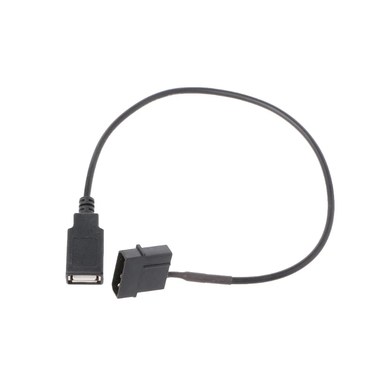2핀 주변기기 몰렉스 암 5V USB 전원 어댑터 케이블 U4LD