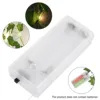 2M Artificial Maple Leaf Vine Hanging Green Leaves Vine with 20LED String Light Plastic Maple Leaves Vine Fake Plant for Wall 3
